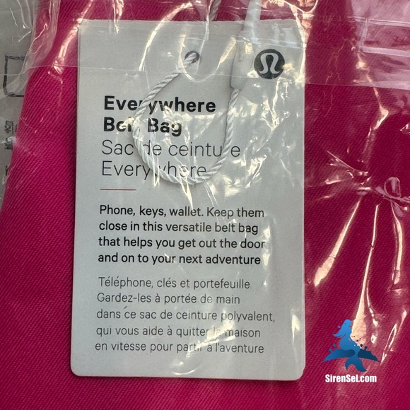 1128 NWT lululemon Everywhere Belt Back - 1L - Sonic Pink - Picture 4 of 7